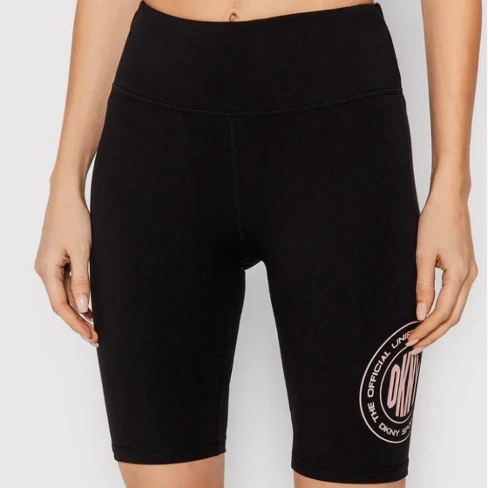 Women's DKNY Sport Shorts, Size Sm, Black/Pink